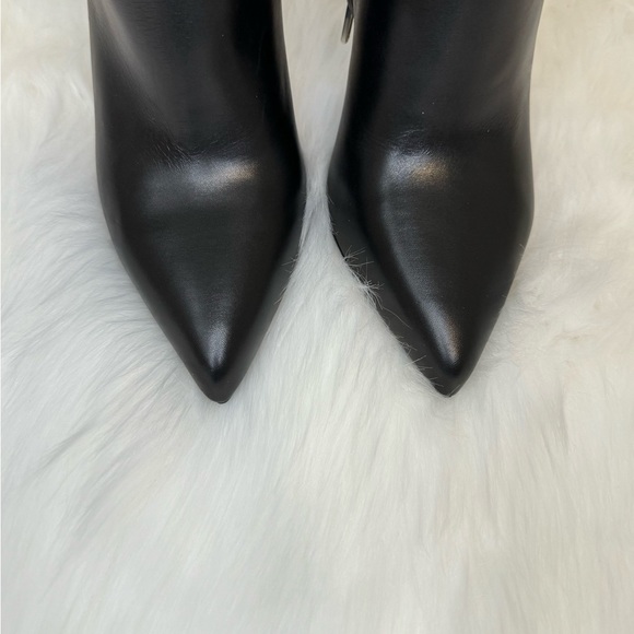 Saint Laurent Black Leather Janis Cuff Boots 37 BNIB! - Picture 14 of 17